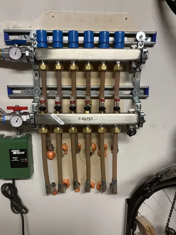 Plumber performing Leak Detection at a residential property in Springville